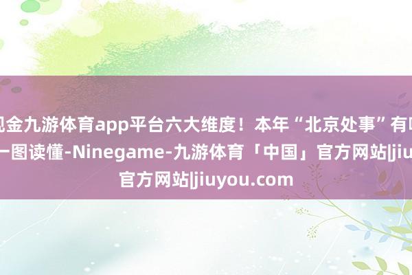 现金九游体育app平台六大维度！本年“北京处事”有哪些亮点？一图读懂-Ninegame-九游体育「中国」官方网站|jiuyou.com