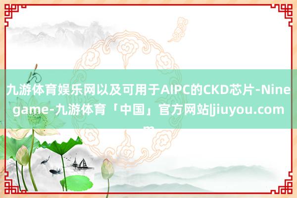九游体育娱乐网以及可用于AIPC的CKD芯片-Ninegame-九游体育「中国」官方网站|jiuyou.com