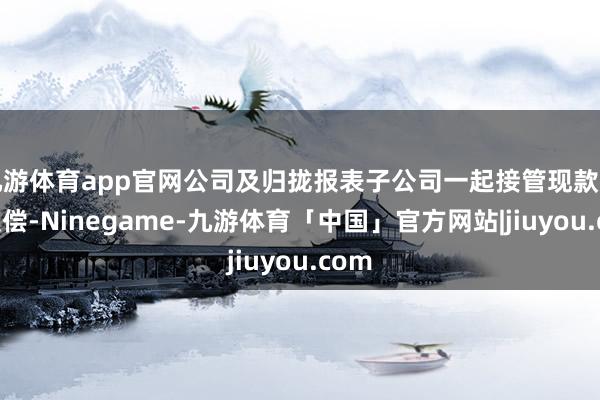 九游体育app官网公司及归拢报表子公司一起接管现款形态受偿-Ninegame-九游体育「中国」官方网站|jiuyou.com