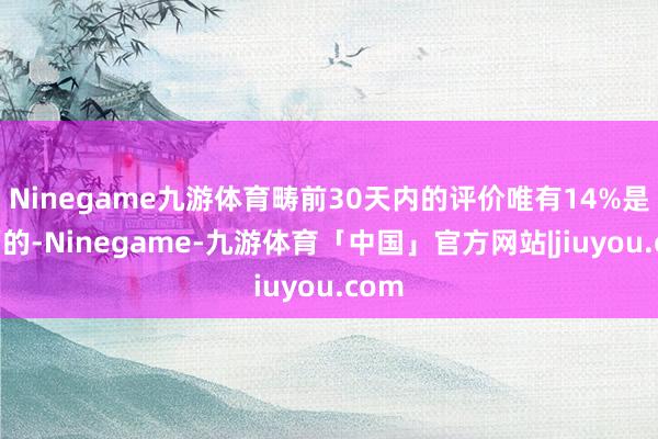 Ninegame九游体育畴前30天内的评价唯有14%是正面的-Ninegame-九游体育「中国」官方网站|jiuyou.com