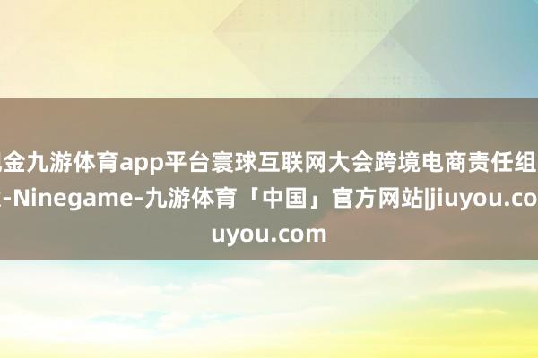 现金九游体育app平台寰球互联网大会跨境电商责任组暗意-Ninegame-九游体育「中国」官方网站|jiuyou.com