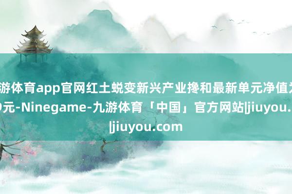 九游体育app官网红土蜕变新兴产业搀和最新单元净值为1.139元-Ninegame-九游体育「中国」官方网站|jiuyou.com